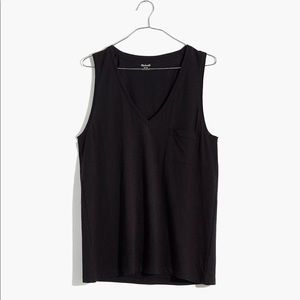 🌟Madewell Whisper Cotton Pocket Tank